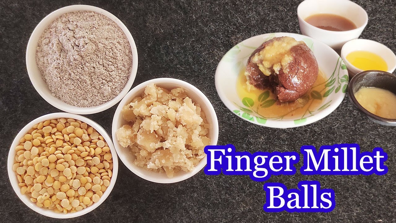 Finger Millet Balls Homemade Ragi Mudda Easy Cooking Hut YouTube