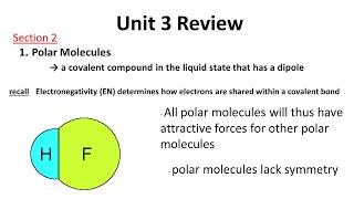 SCH3U - Unit 3 Review