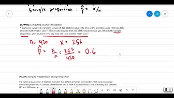 8.2 The Distribution of the Sample Proportion