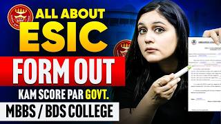 ESIC NEET 2026 Notification OUT! 🏥 Low Cut-off Govt Medical Seats |