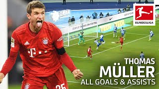 Thomas Müller - All Goals and Assists 2019/20