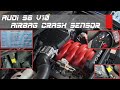 Airbag Crash Sensor (Front) Fahrerseite am Audi S6 V10 tauschen #s6 #v10 #diy #audi #service