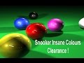 Snooker Exhibition Shots Insane Colours Clearance !