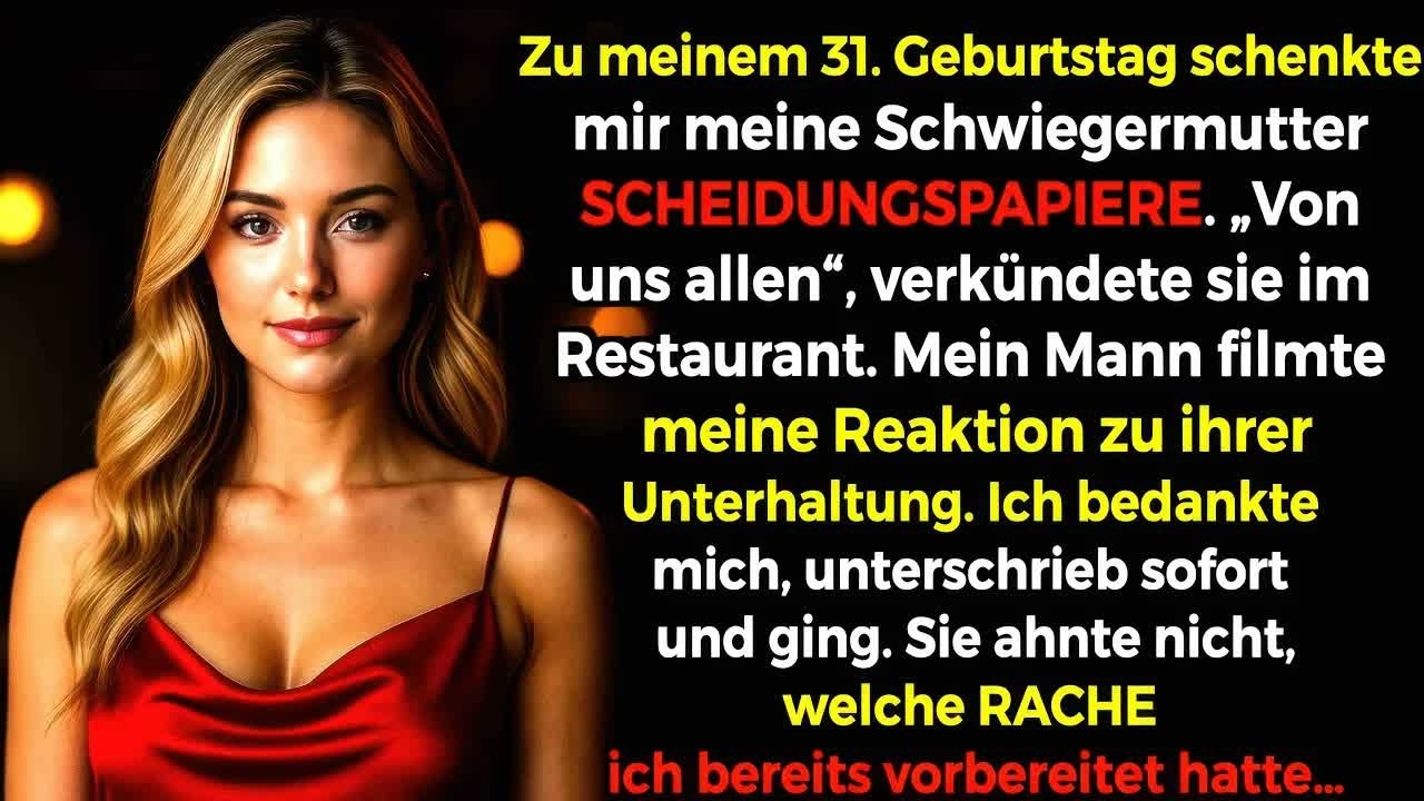 Das rosa Papier mit den Silberschmetterlingen fühlte sich harmlos an, als ich den Umschlag an meinem einunddreißigsten Geburtstag öffnete – dann sah ich die Worte „Antrag auf Auflösung der Ehe“...