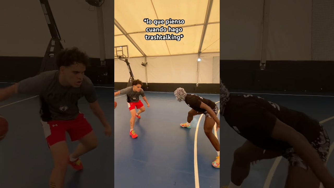 WATCH: 😤😤 #basketball #baloncesto #basquetbol #ballislife #hoopers #trashtalking