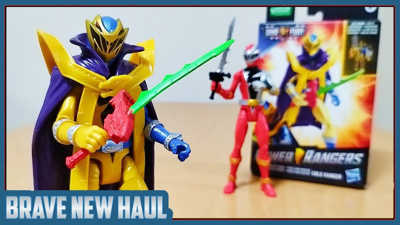 DINO FURY MASTER MODE GOLD RANGER UNBOXING! Power Rangers Dino Fury Toy Review