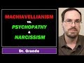 How is machiavellianism different from psychopathy and narcissism  the dark triad traits