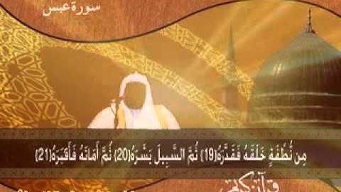 سورة عبس   القارئ  الشيخ سلطان الروكان   sultan alrukan (Rd1) (Rd1) (reedo mohammed)