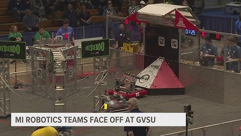 Michigan robotics teams face off at GVSU