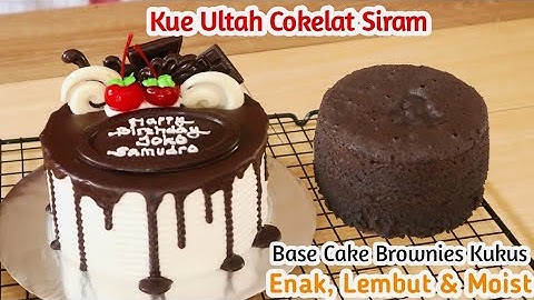 Thumbnail of How to make a birthday cake | steamed brownie base cake