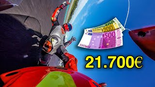 ALL MY MOTORBIKE CRASHES - This video costed me 21.700€ 😱💸 - Motorbike crash compilation