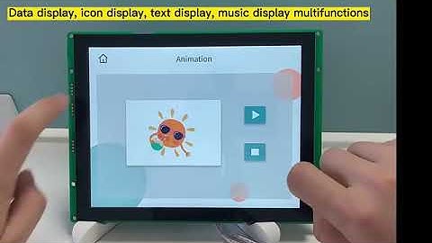 DWIN DGUSII 8 INCH RS232/RS485/TTL Serial port HMI touch display