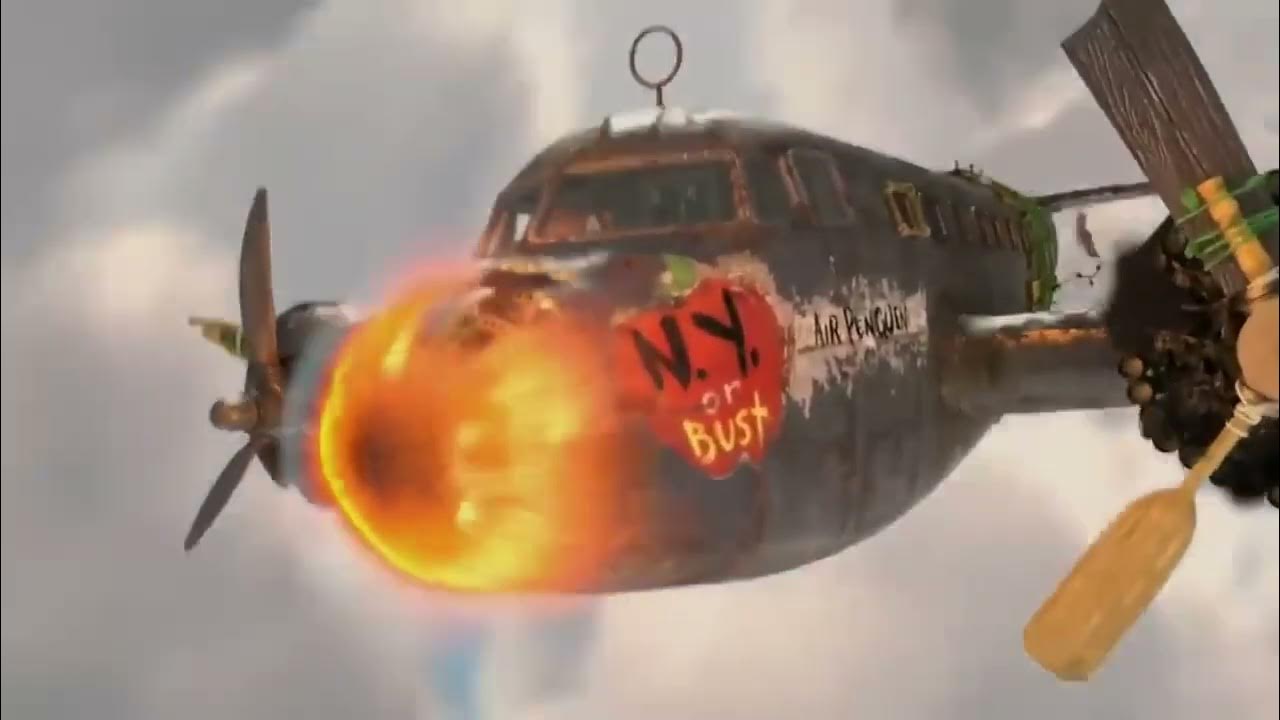 MADAGASCAR 2 PLANE CRASH SCENE (SOUND EFFECTS VERSION) YouTube