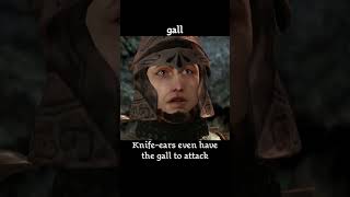 gall — Dragon age : Origins dialogue scene