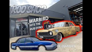 WARBIRD hits the Hub dyno and we check out the VL Commodore and its go fast goodies