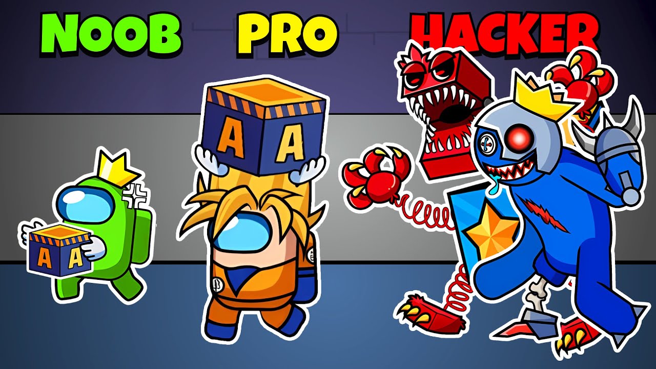 🤢 NOOB 😎 PRO 😈 HACKER | Survival 456: Imposter Rainbow #3 | iOS - Android APK