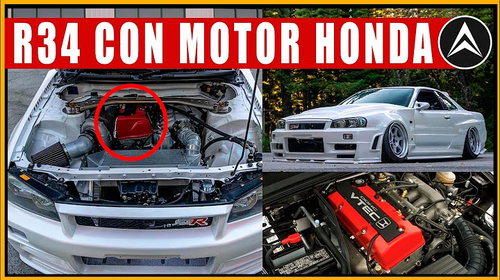 🔰 Un Nissan Skyline R34 con Motor Honda K24. El R34 GT Type R de Iliminate