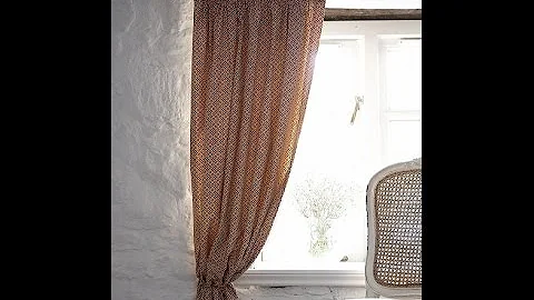 Sewing a simple lined curtain by Debbie Shore