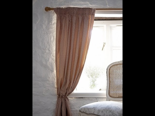 How to Make Simple Lined Curtains