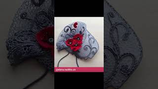 Бейсболка крючком, фигурный козырек #ручнаяработа