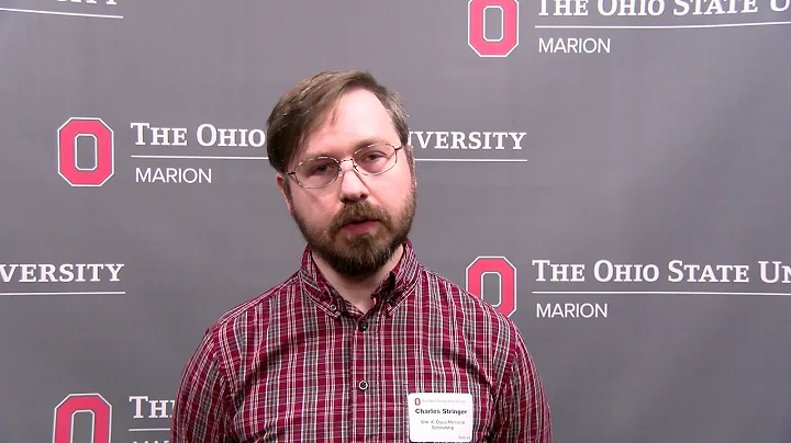 Charles Stringer, what my scholarship means to me