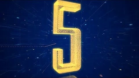 Hi-Tech Digital Space Countdown HD Stock Motion Graphics