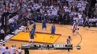 Lebron James Monster Alley Oop Dunk Game 1 2011 Finals