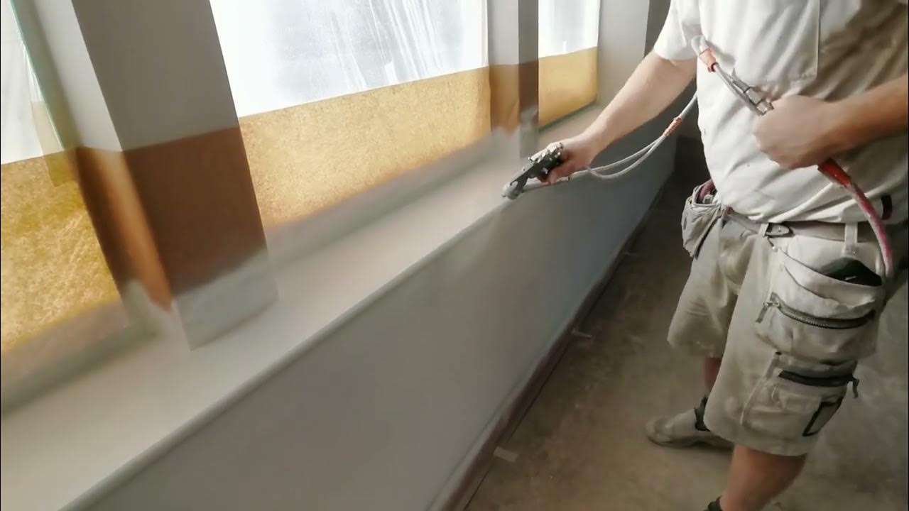 Air Assisted Airless spray pattern. YouTube