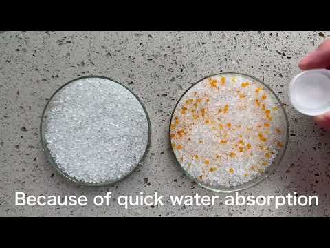Video: Doen silikagel droogmiddel?