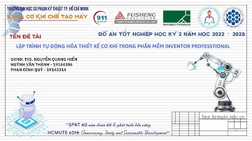 22223DT51 - Lập trình tự động hoá thiết kế cơ khí trong phần mềm Inventor Professtional