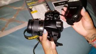 Targus electronic flash * Nikon D3300 * Profile