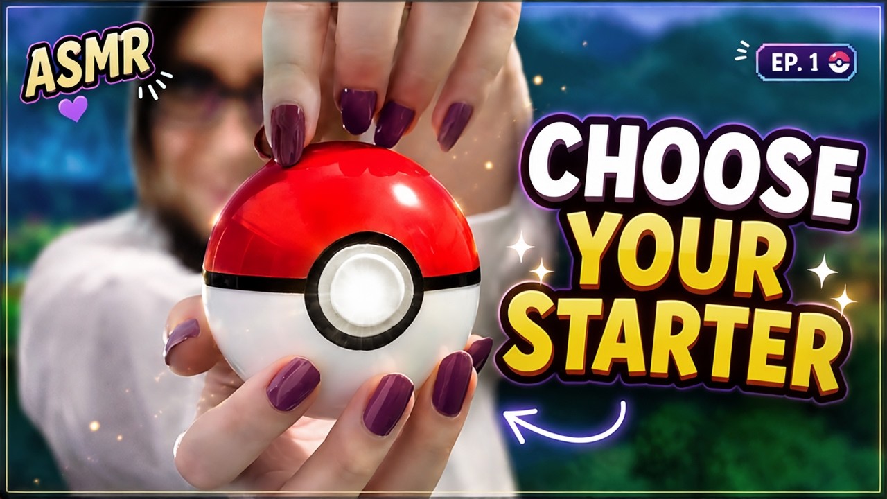 [ASMR] Choose Your Starter Pokémon! 💖 Pokemon Roleplay (Journey Red ...