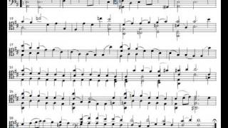 J. S. Bach Cello Suite n. 6 BWV 1012 - 4. Sarabande - Piano Transcription [tbpt8]