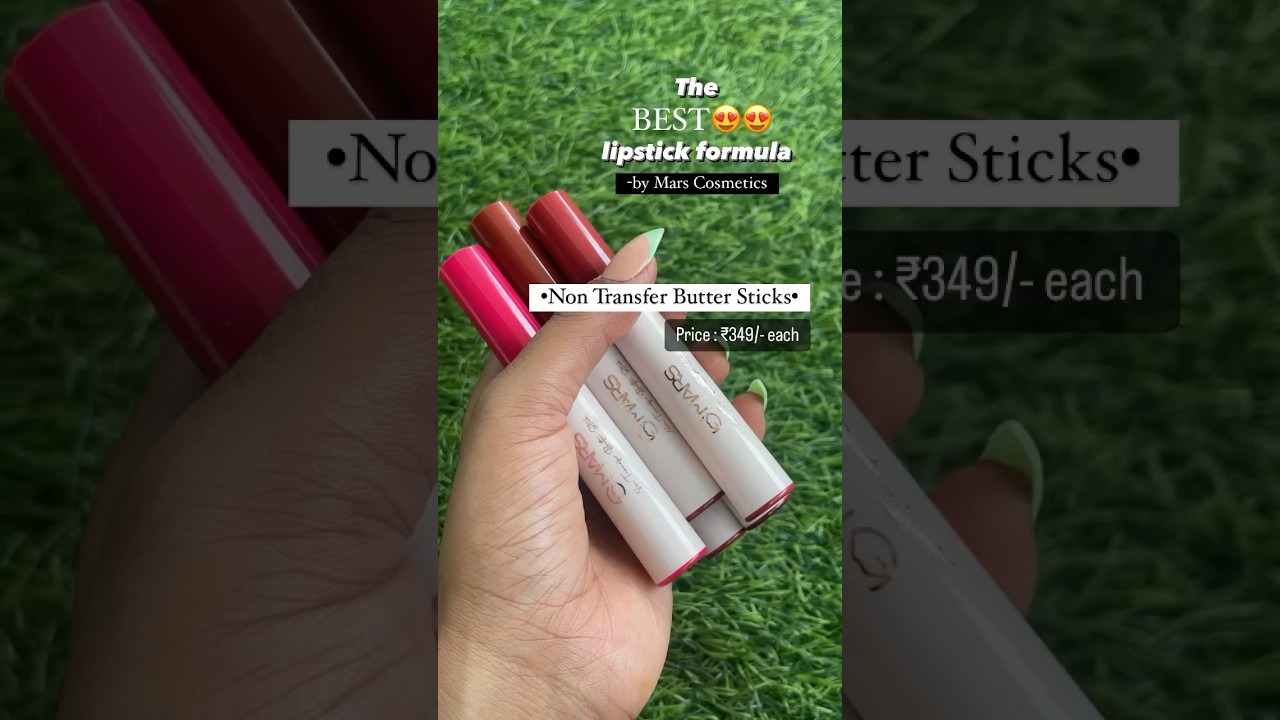 Swatching Non Transfer Butter Sticks by Mars😍 