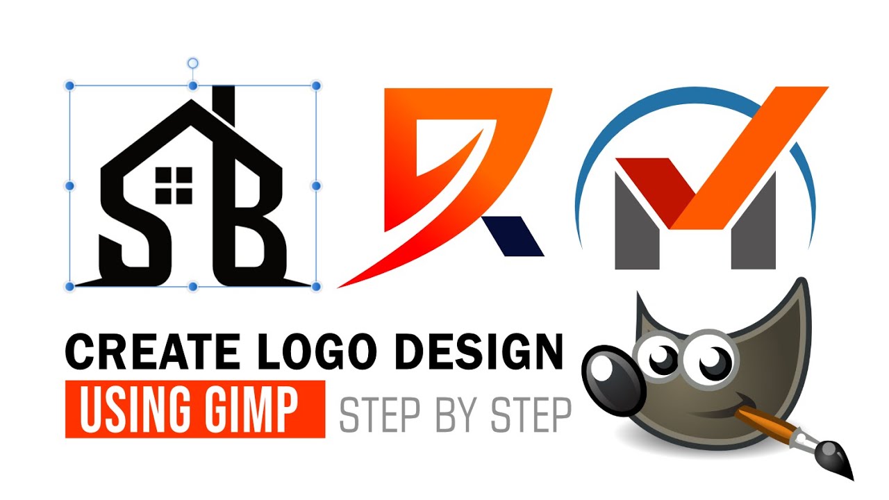 Create Logo Design Using GIMP, Step By Step | Bahasa Indonesia - YouTube