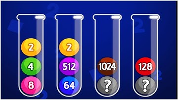 2048 Sort - Gameplay Walkthrough - Max Levels 1-20