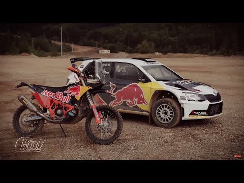 testbericht nokia 5 Skoda Rallyeauto vs. Rallye-Dakar Motorrad am Erzberg!