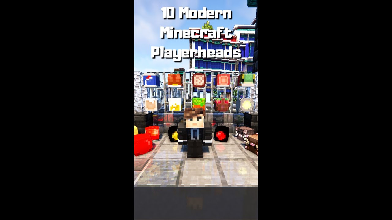 10 Modern Playerheads to add to you your Minecraft World | 