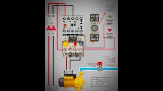 Water Pump Automatic Control Wiring | Flow Switch + Timer Relay + Contactor Full Connection
