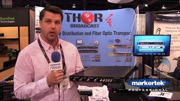 Thor Fiber 4CH HD SDI to QAM Encoder Modulator w  Low Latency