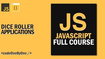 JavaScript Full Course 2025 | PART 9 | Build a Dice Roller App with JavaScript #javascript #coding