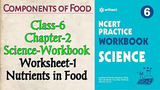 Components of Food Class‐6 Chapter‐2(Part-1)Science‐Workbook fully solved exercise @NCERTTHEMIND