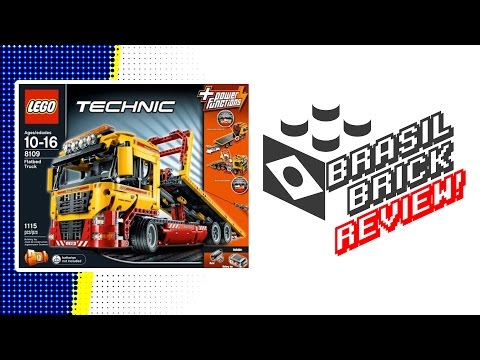 YouTube thumbnail: BRASIL BRICK REVIEW #2 LEGO Technic Caminhão Reboque 8109