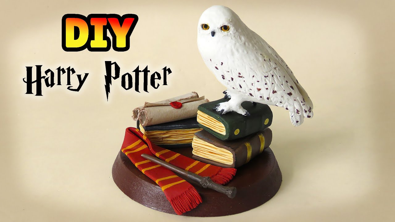 DIY: Como Fazer EDWIGES - CORUJA de HARRY POTTER Miniatura