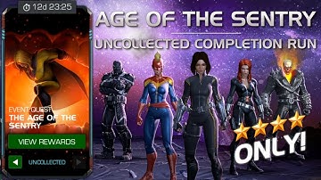 The Age of the Sentry: Full Uncollected Completion Run w/ Cutscenes | Marvel Contest of Champions