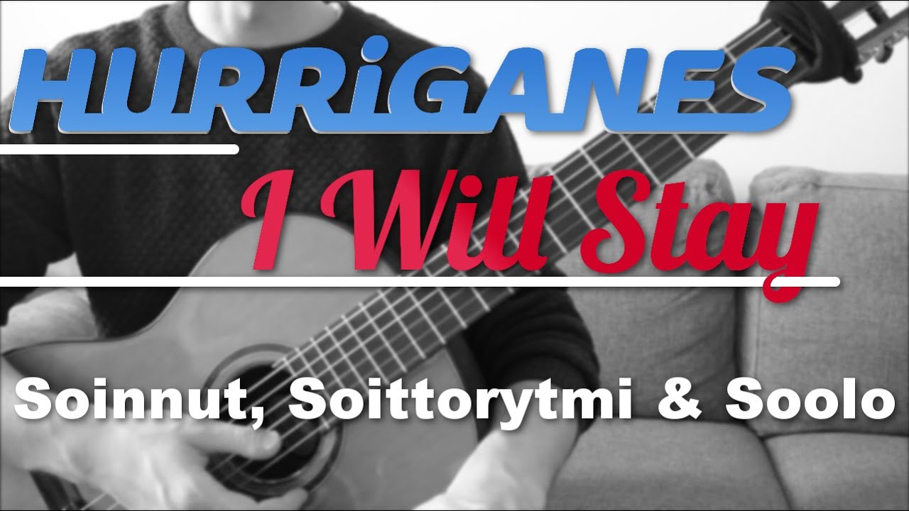 Pala Palalta: I Will Stay - Hurriganes // Soinnut, soittorytmit ja soolon opetus kitaralle