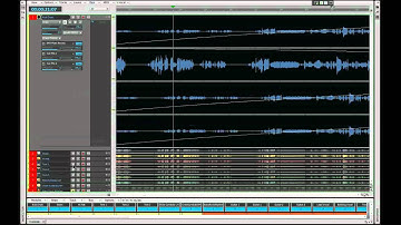 Sonar X1 Screenset - A composition editing view