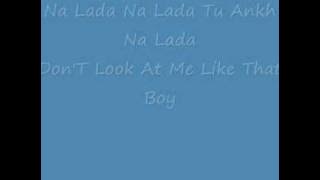 chaliya chaliya- with lyrics