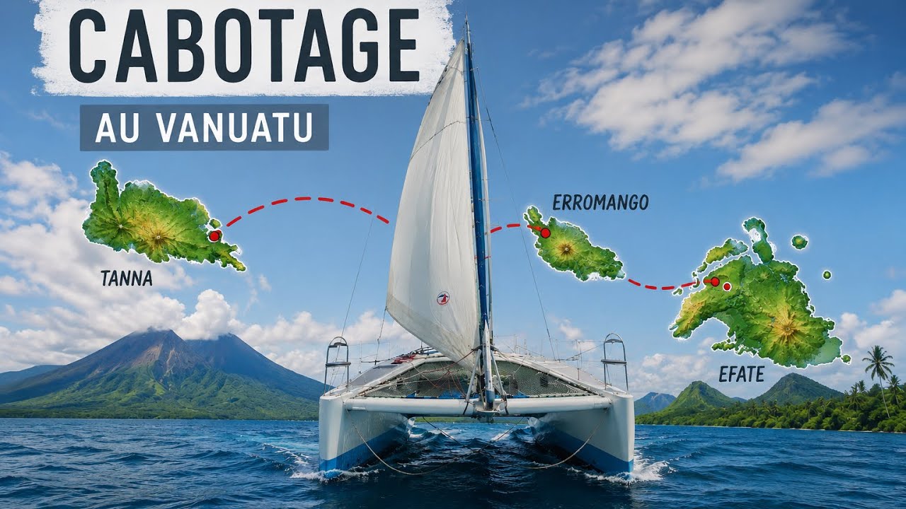 ⁣Hissez les voiles au Vanuatu : Un autre monde. Voyager en naviguant.