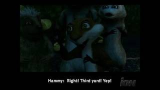 Over the Hedge GameCube Gameplay - Voice Alikes.  Not too